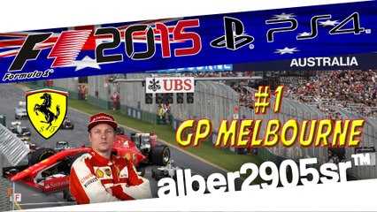 F1 2015 #1 AUSTRALIA #MELBOURNE #FERRARI #RAIKKONEN