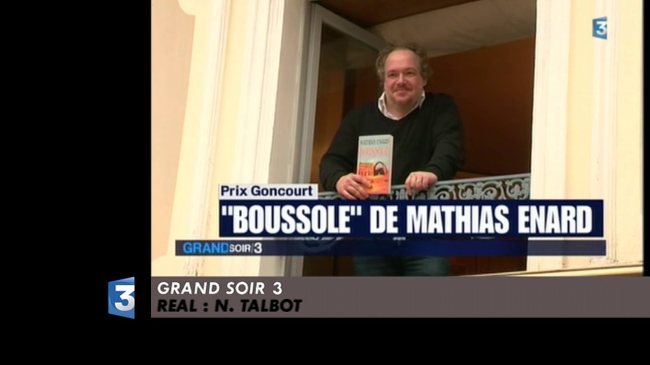 Le prix Goncourt attribué à Mathias Enard  - Le Zapping du 04/11/2015