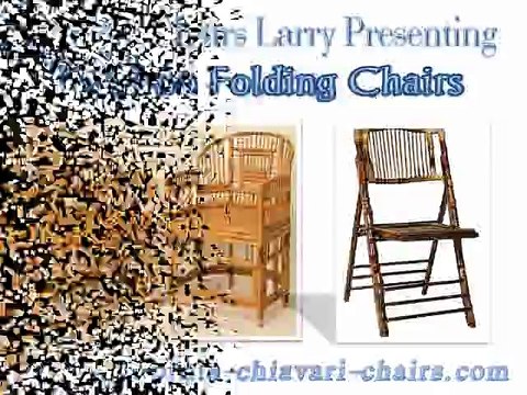 Chiavari Chairs Larry Presenting Bamboo Folding Chair