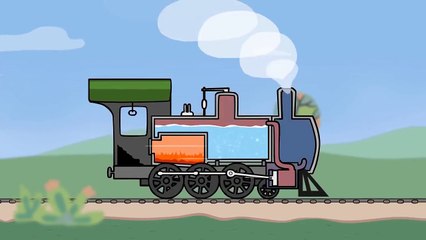 Eğitici çizgi film - Büyük yapılar - Buharlı tren - мультфильмы на ту