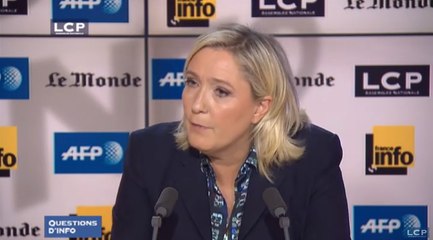 Marine Le Pen envisage des victoires dans quatre régions