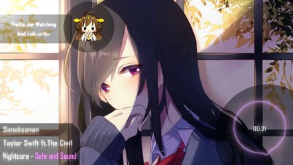 Nightcore - Safe And Sound (Lyrics)