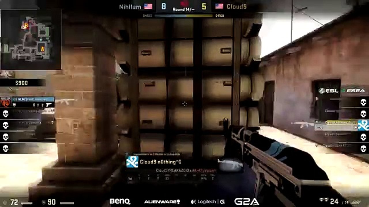 Nihilum Autimatic vs Cloud 9 n0thing: The CS: GO Defuse Fail