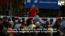Hillary Thinks It's Time To Raise The Minimum Wage