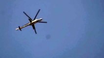 Footage shows increase in airstrikes around the southern Aleppo countryside, Syria.