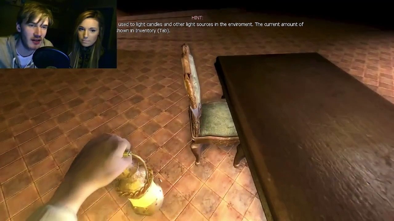 MY GIRLFRIEND PLAYS AMNESIA (Valentines Day Special) - Amnesia: Custom Story - Part 2