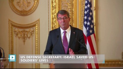 US Defense Secretary: Israel saved US soldiers' lives