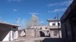 Syrian Air Force with the support of the Russian Air Force strikes against militants in Sy