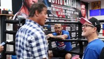 Boxe - Sylvester Stallone rend visite à Miguel Cotto