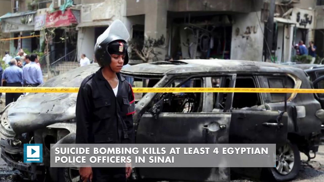 Suicide Bombing Kills at Least 4 Egyptian Police Officers in Sinai