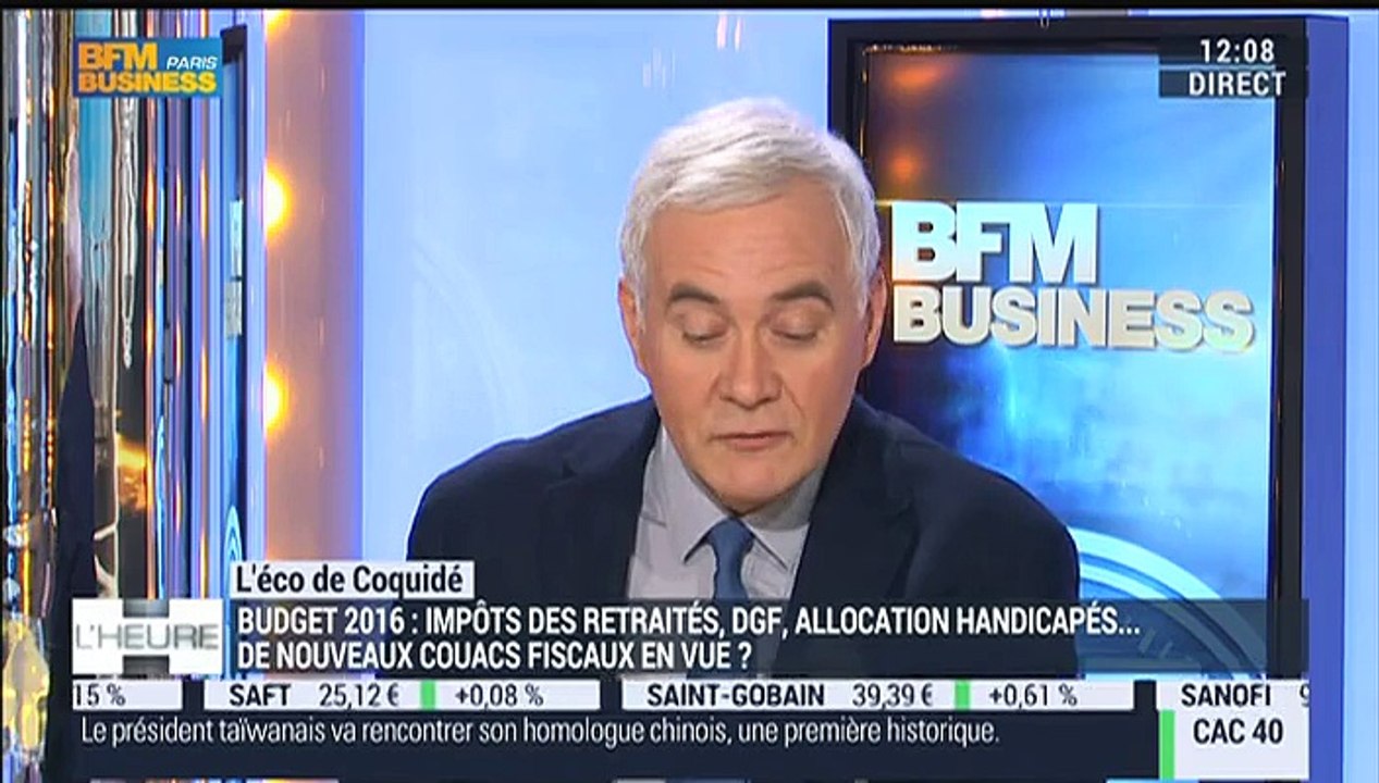 Patrick Coquidé: Le gouvernement a-t-il intérêt à se lancer dans des réformes fiscales ? - 04/11