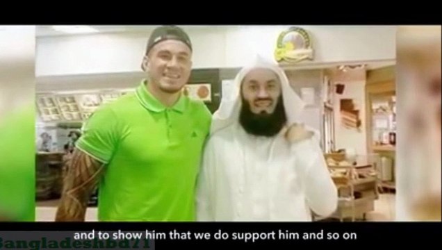 Mufti Ismail Menk talking about Sonny Bill Williams (Hamza)_ a man of beautiful character