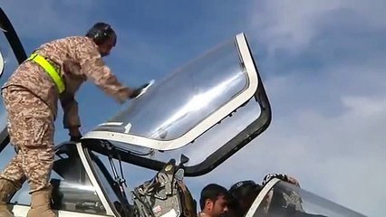 UAE Mirage Fighter Jet Takeoff and Landing   Red Flag 2013 360p