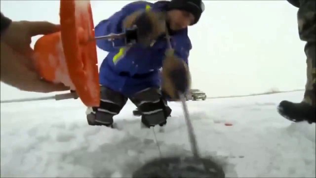 Зимняя рыбалка - щука на жерлицу