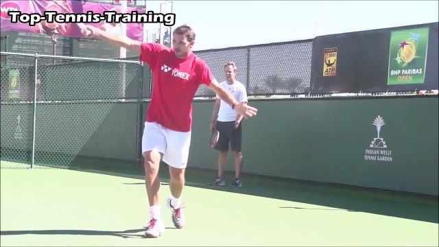 Stan Wawrinka Backhands Slow Motion 2015 | Top Tennis Training