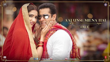 Aaj Unse Milna Hai VIDEO Song  Prem Ratan Dhan Payo Salman Khan, Sonam Kapoor