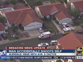 Man shoots self in Glendale