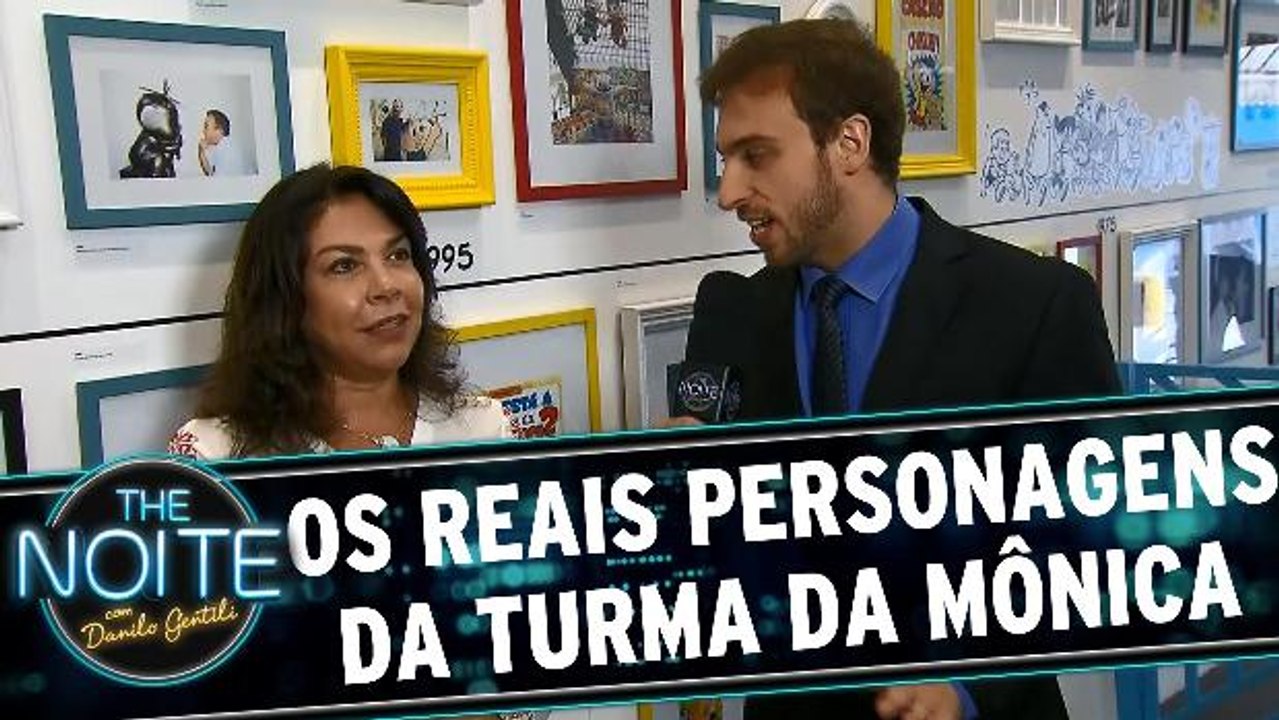 Léo Lins mostra os personagens reais da Turma da Mônica