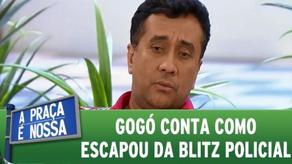 Paulinho Gogó conta como escapou da blitz policial