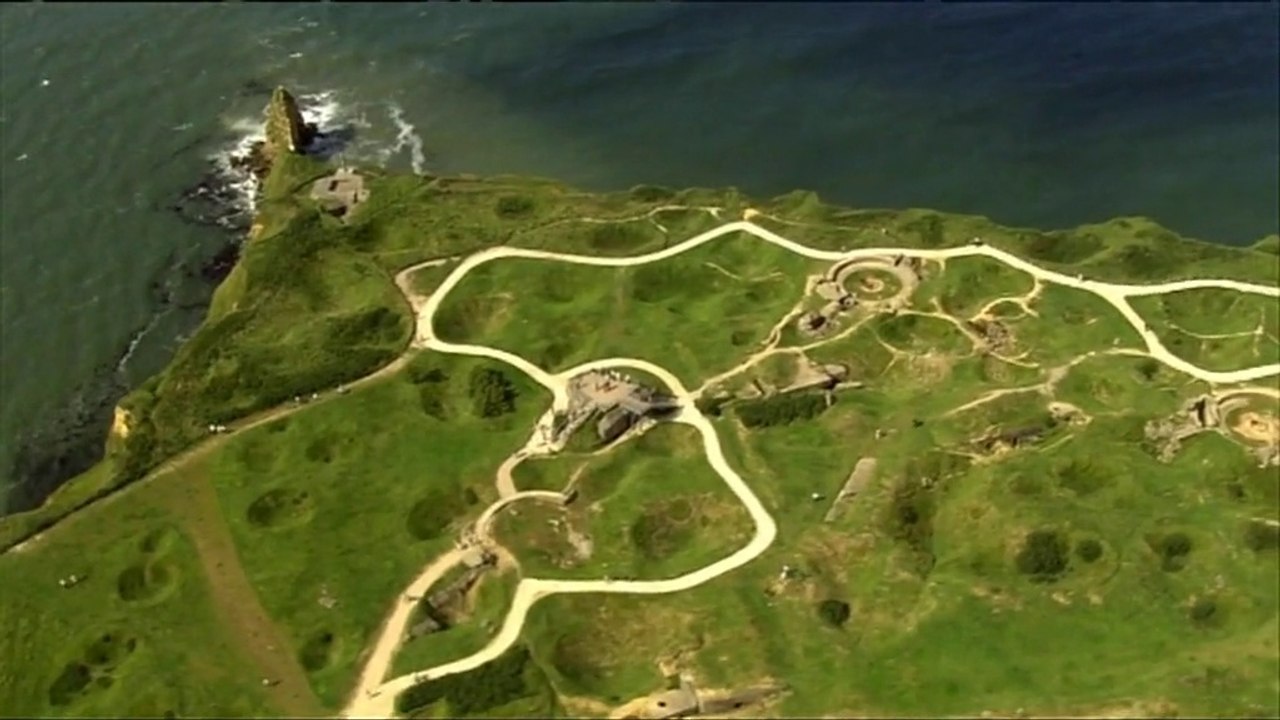 2e Guerre Mondiale - Sites de Normandie, vue du ciel