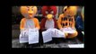 Chinese protest featuring Angry Birds, Donald Duck, Garfield and Chinese God Of Wealth