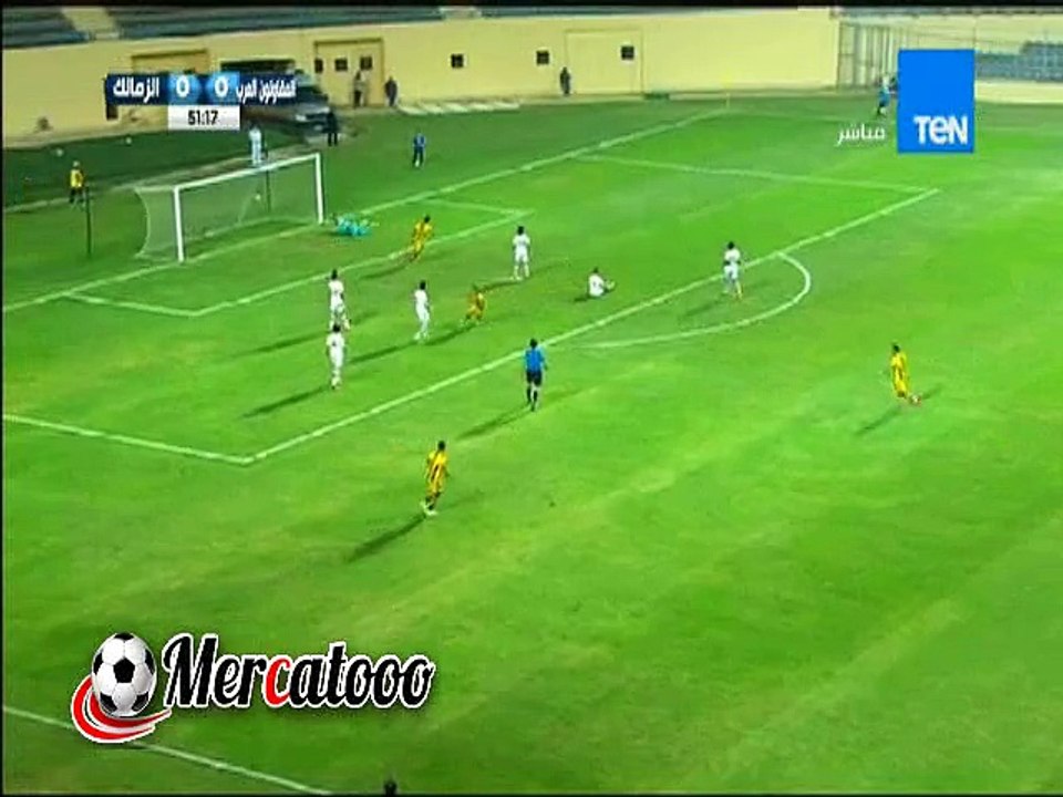 هدف المقاولون الأول (المقاولون العرب 1-0 الزمالك ) الدورى المصرى الممتاز