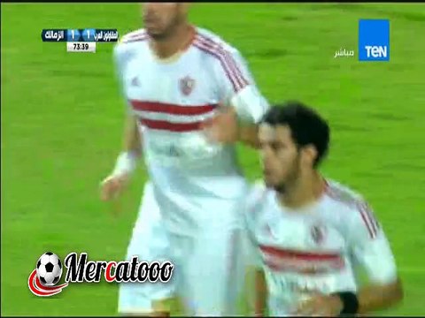 هدف الزمالك الأول (المقاولون العرب 1-1 الزمالك ) الدورى المصرى الممتاز