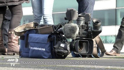 Mouvement de grève très suivi des JRI de France 2