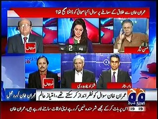 Hasan Nisar bashes journalist for raising question about IK’s divorce