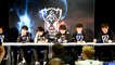 Conference de presse des SKT - League Of Legends World Championship Finals