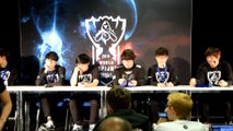 Conference de presse des SKT - League Of Legends World Championship Finals
