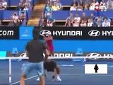 Funny Moments of Tennis Star Novak Djokovic in Tennis Court