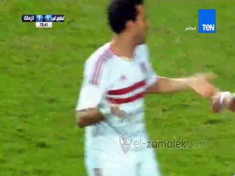 هدف الزمالك الاول | أحمد حسن مكي| الزمالك 1-1 المقاولون العرب| الدورى المصرى الممتاز 2015/2016| الاسبوع الرابع