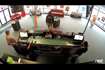 The world's most peaceful robbery
