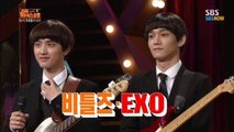 SBS [스타페이스오프] - EXO(레이,찬열,첸,디오) 비틀즈로 변신!!