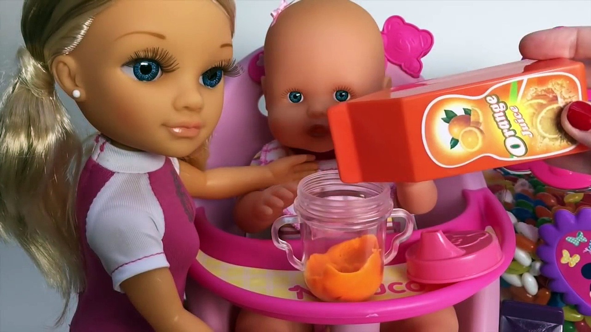 Nenuco Baby Doll Eats Lunch Nancy Doll Toy Food Nenuco Baby Doll Sleeps  Baby Doll Bathtime - video Dailymotion