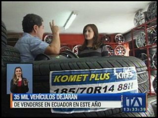 35 mil vehículos dejarán de venderse en Ecuador este año