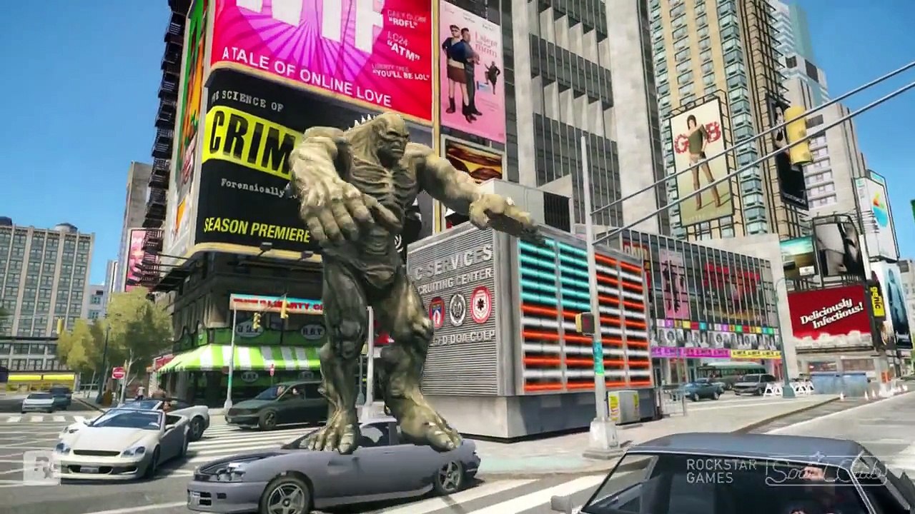 ABOMINATION VS THE TERMINATOR (T800) EPIC BATTLE (GTA IV)