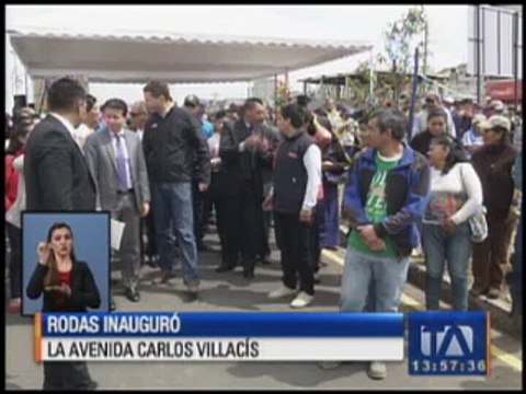 Rodas inauguró Avenida Carlos Villacís