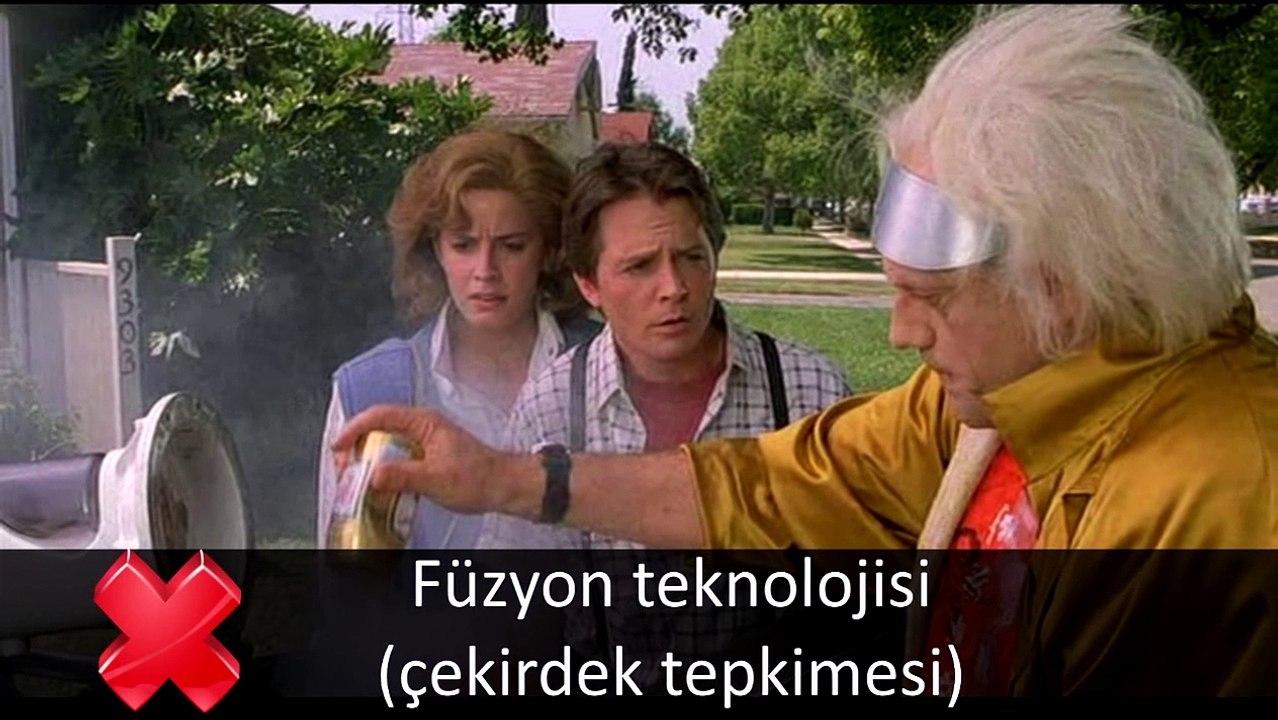 Geleceğe dönüş filminin 2015'i ile günümüz 2015'inin karşılaştırması (burakproduction)