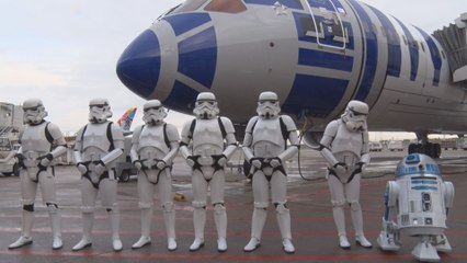 Star Wars: "le R2-D2 Jet" fait escale à Bruxelles