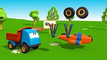 Cartoons for Children - Leo's RACING CAR - Kid's 3D Construction (  )