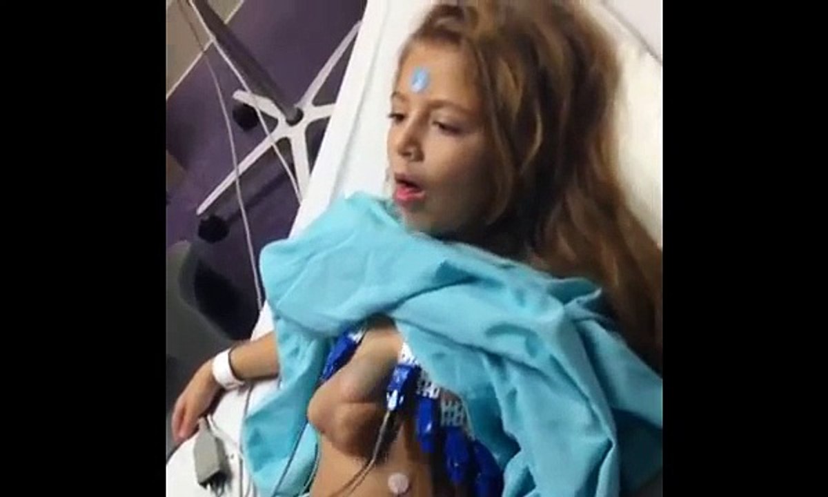 Une petite fille très courageuse