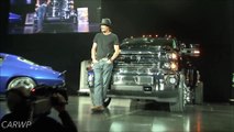 SEMA SHOW 2015 Chevrolet Silverado 3500 HD Kid Rock Concept 4x4 aro 22 AT6 6.6 Duramax Turbo Diesel #CHEVYSEMA