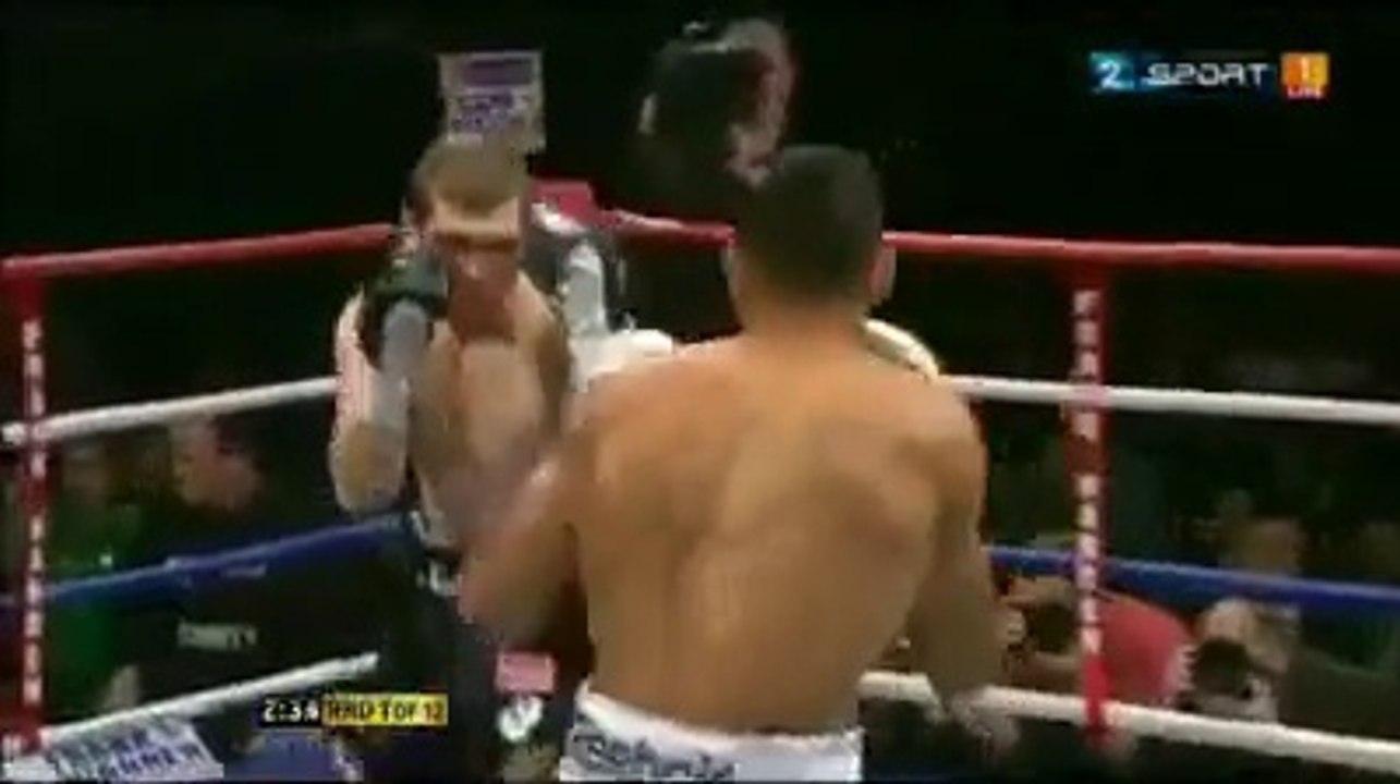 Amir Khan beat Dmitriy Salita in less than half round in boxing championship match