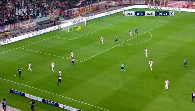 Armin Hodzic 0:1 | Olympiakos - Dinamo Zagreb 04.11.2015 HD