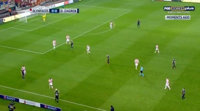 Hodzic Goal - Olympiakos 0-1 Dinamo Zagreb 04-11-2015
