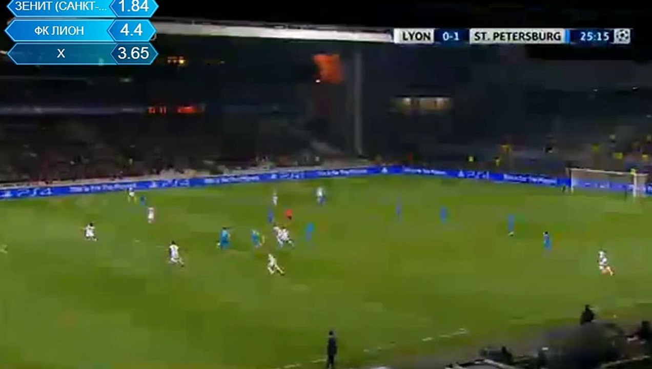Lyon - Zenit 0-1 Dzyuba