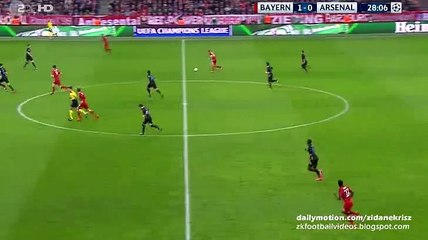 Thomas Müller 2:0 GOAL - Bayern München v. Arsenal 04.11.2015 HD