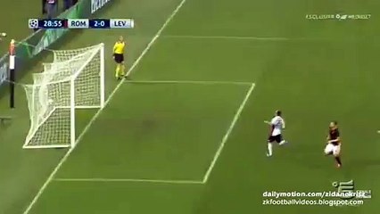 2-0 Edin Dzeko GOAL - Roma v. Bayer Leverkusen 04.11.2015 HD